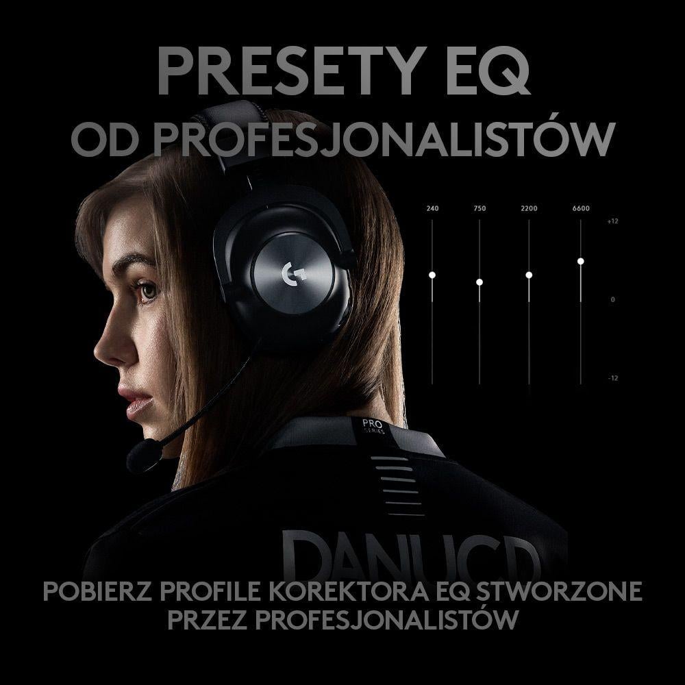 Kufje Logitech G PRO X Lightspeed (981-000907), të zeza