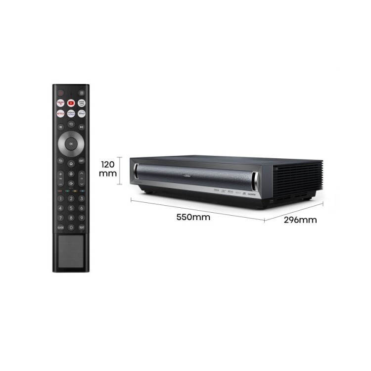Projektor Hisense PX3, 4K UHD, 2800 lumen, gri
