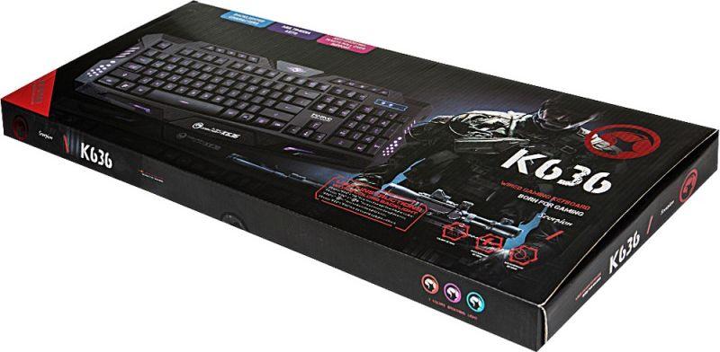 Tastierë Marvo K636, e zezë