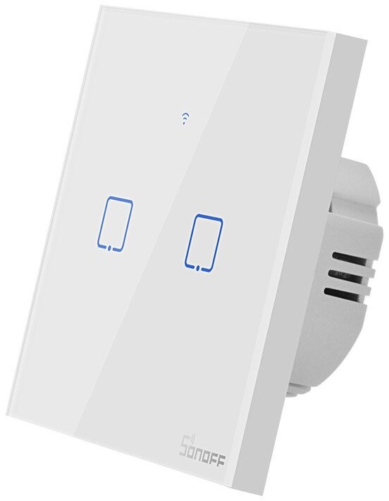 Switch Smart WiFi + RF 433 Sonoff T1 EU TX (2-channel)