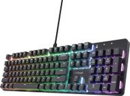 Tastierë mekanike Trust GXT 871 Zora, USB, RGB, e zezë