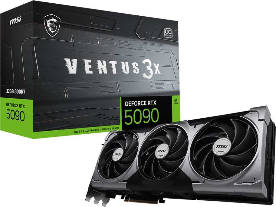 Kartelë grafike MSI GeForce RTX 5090 Ventus 3X OC 32GB GDDR7