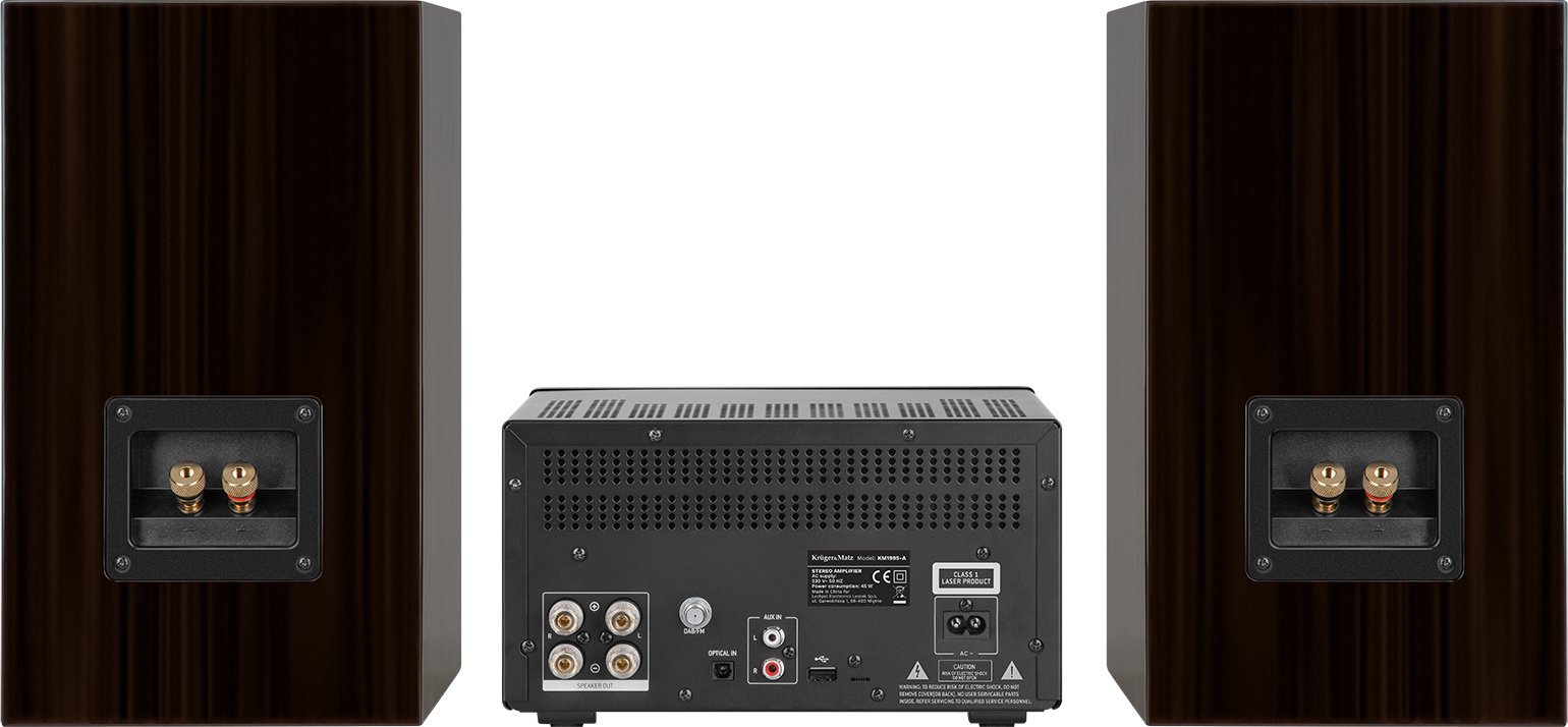 Mini sistem stereo Kruger&amp;Matz KM1995, CD USB Bluetooth, radio FM DAB+, i zi