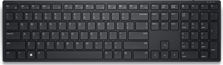 Tastierë Dell KB500 Wireless, layout rus RU, e zezë