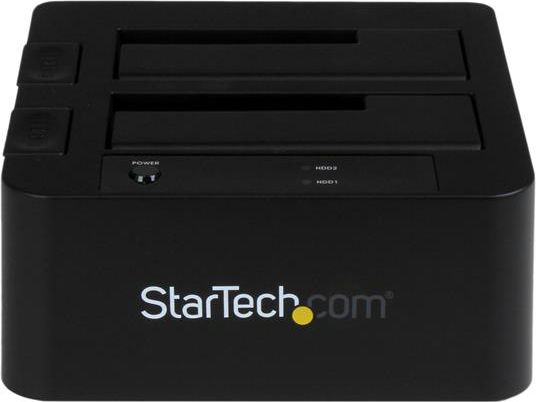 Dok USB StarTech Dual Bay, USB 3.0 dhe eSATA, për SSD/HDD 2.5"/3.5", i zi