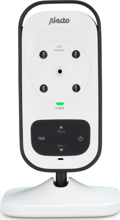 Monitor bebi Alecto DVM-75, ekran 2.4", rreze deri 300m, i bardhë