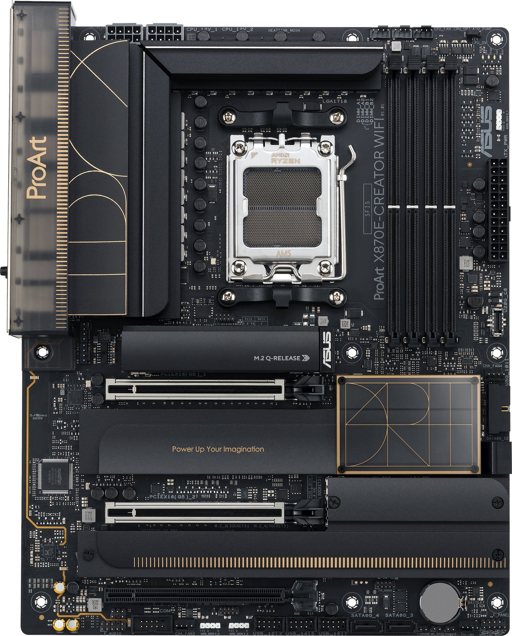 Pllakë amë ASUS ProArt X870E Creator WIFI, AMD Socket AM5, DDR5 deri 192GB, e zezë