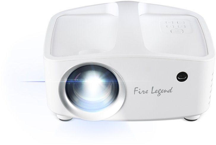 Projektor Acer Aopen QF13s, LCD, 350 ANSI lumen, i kuq