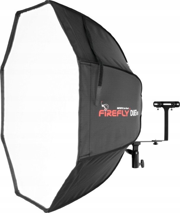Softbox Aurora Firefly Duet FDO 75, 75 cm, për 2 Speedlight, i zi