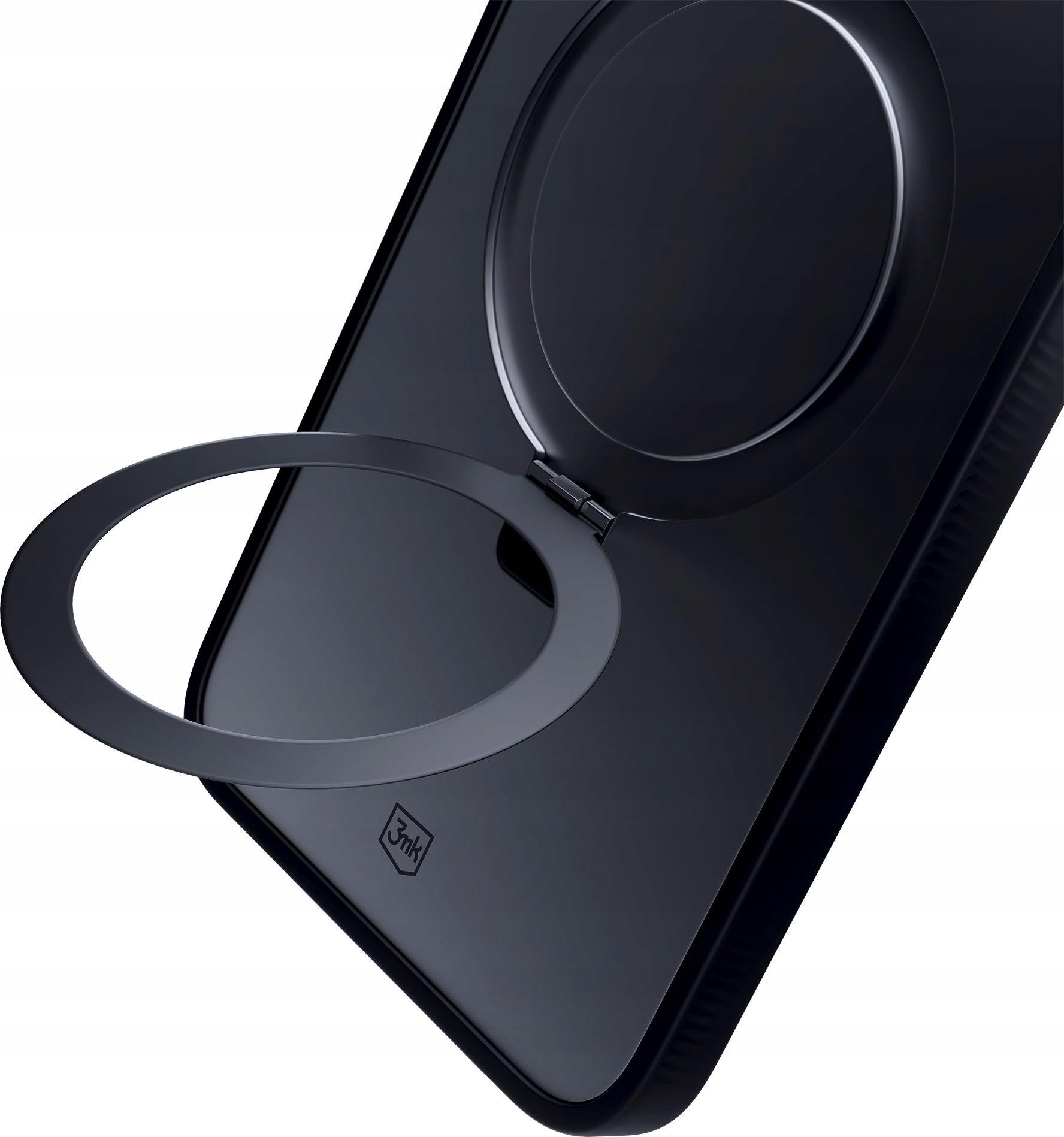 Mbajtëse telefoni 3MK Smoke Case Mag&amp;Stand për Samsung Galaxy S24 Ultra, MagSafe, me stand, gri e errët