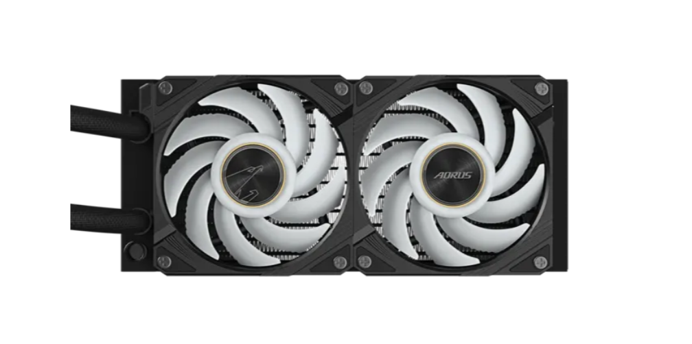 Ftohës uji për CPU Gigabyte Aorus WaterForce X II 240, radiator 240mm, ARGB, i zi