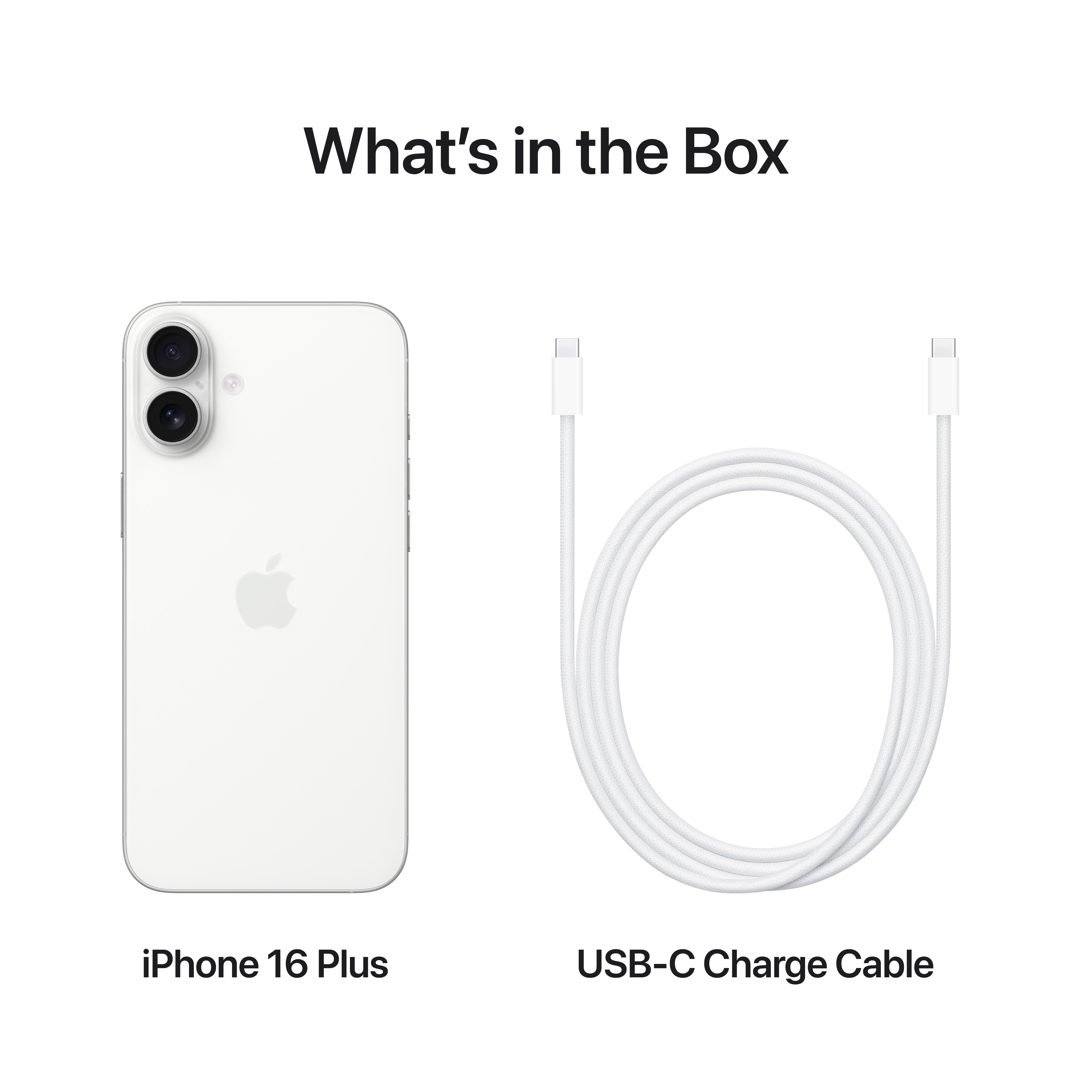 Apple iPhone 16 Plus, 128GB, White