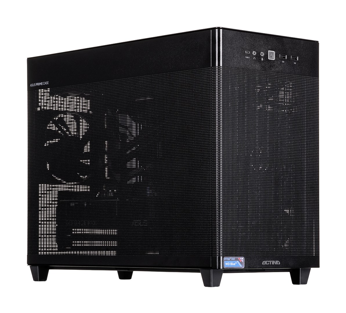 Kompjuter gaming Actina Ryzen 7 8700F, 32GB RAM, 1TB SSD, RTX 5070, i zi