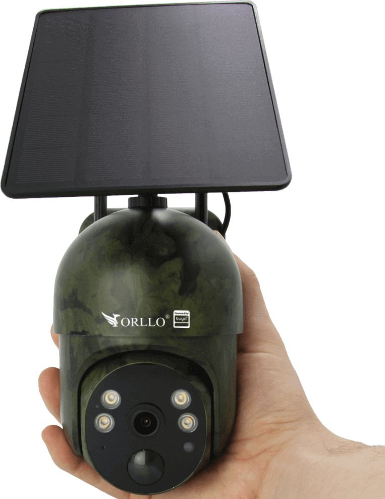 Kamerë IP ORLLO TZ1 Camo, 4G LTE, panel diellor, rezolucion i lartë