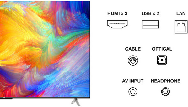 Televizor TCL 55P638 - 55" (139cm), 4K UHD, i zi
