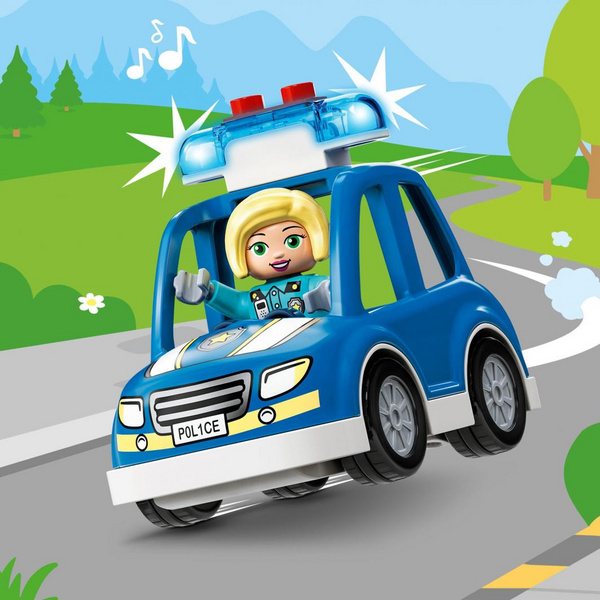 Lodër për fëmijë LEGO Duplo Police Station Helicopter (10959), e kaltër