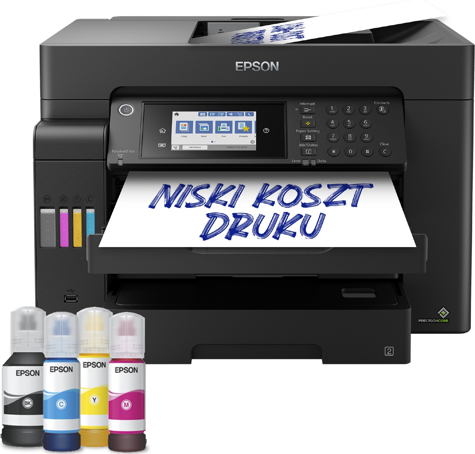 Pajisje multifunksionale Epson EcoTank L15150, A3+, Wi‑Fi, e zezë