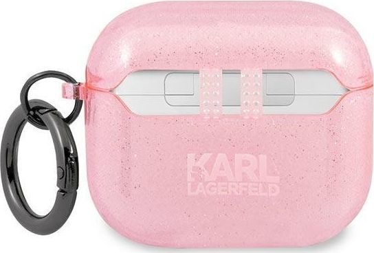 Kuti mbrojtëse Karl Lagerfeld për AirPods 3, rozë