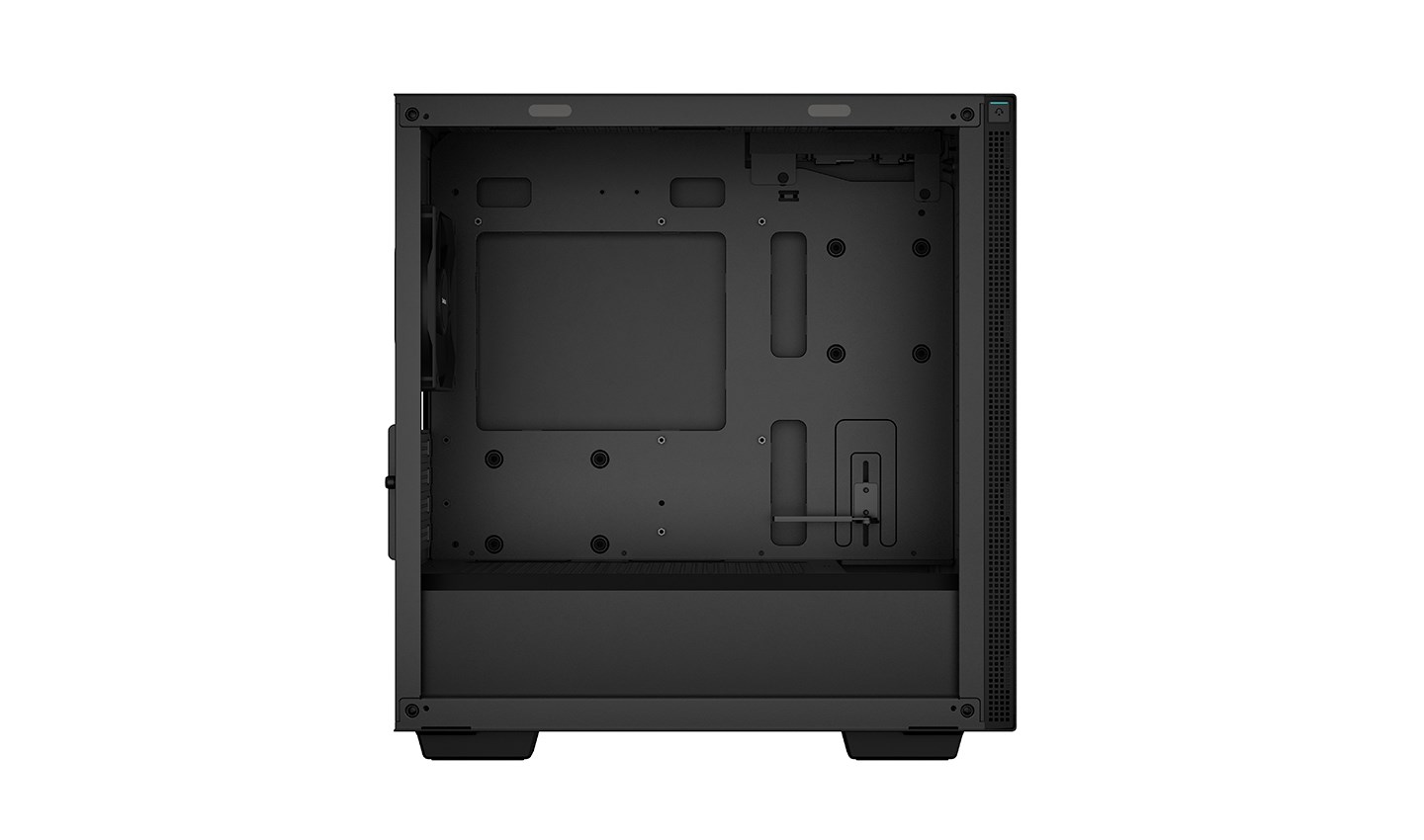 Kuti PC Deepcool CH370 Mini Tower, ATX, USB 3.0, e zezë