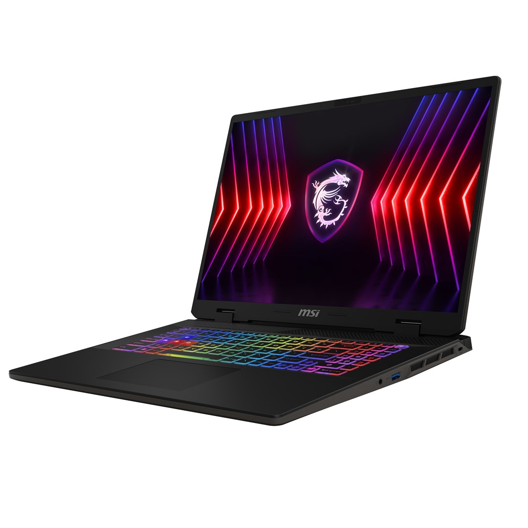 Laptop MSI Sword 17, 17", Intel Core i7 14700HX, 16 GB RAM, 1 TB SSD, NVIDIA GeForce RTX 4070, i hirtë