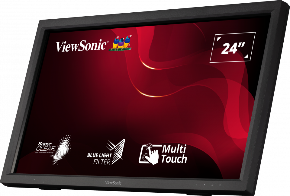 Monitor me prekje ViewSonic TD2423, 24", Full HD, i zi