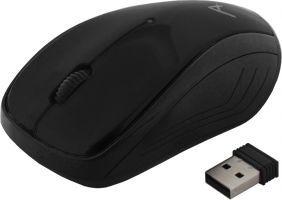 Maus optik pa tela Art AM-92, USB, 2400 dpi, tre butona, i zi