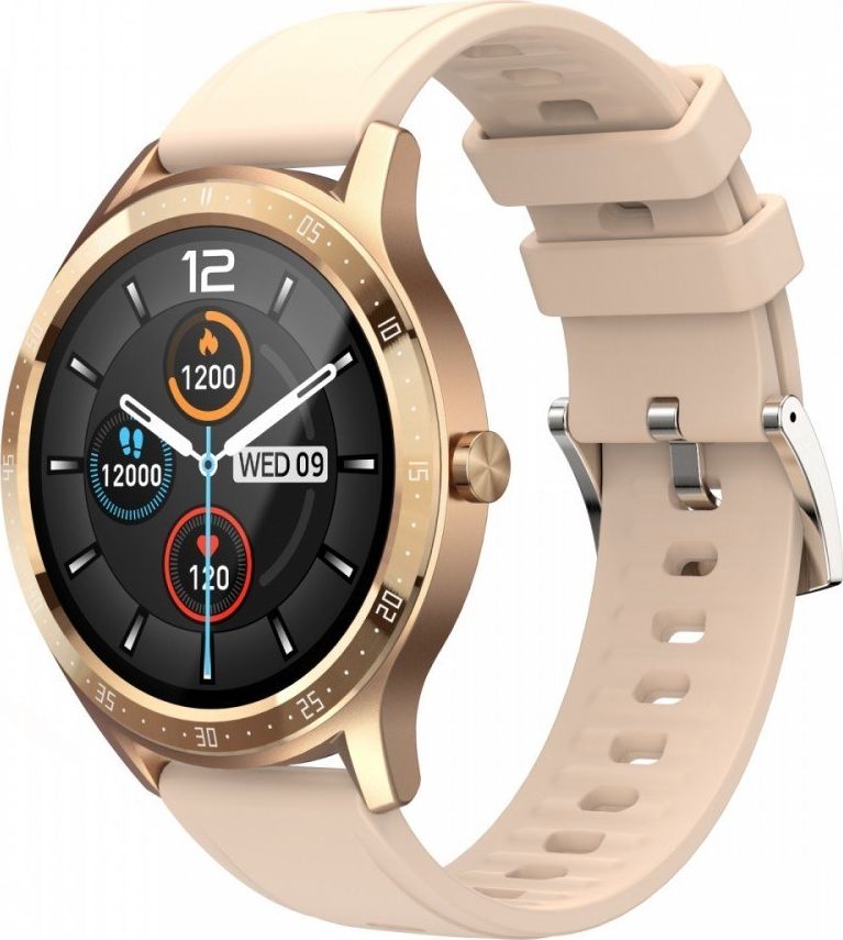 Smartwatch Maxcom Fit FW43 Cobalt 2, 1.28", Bluetooth, bezhë