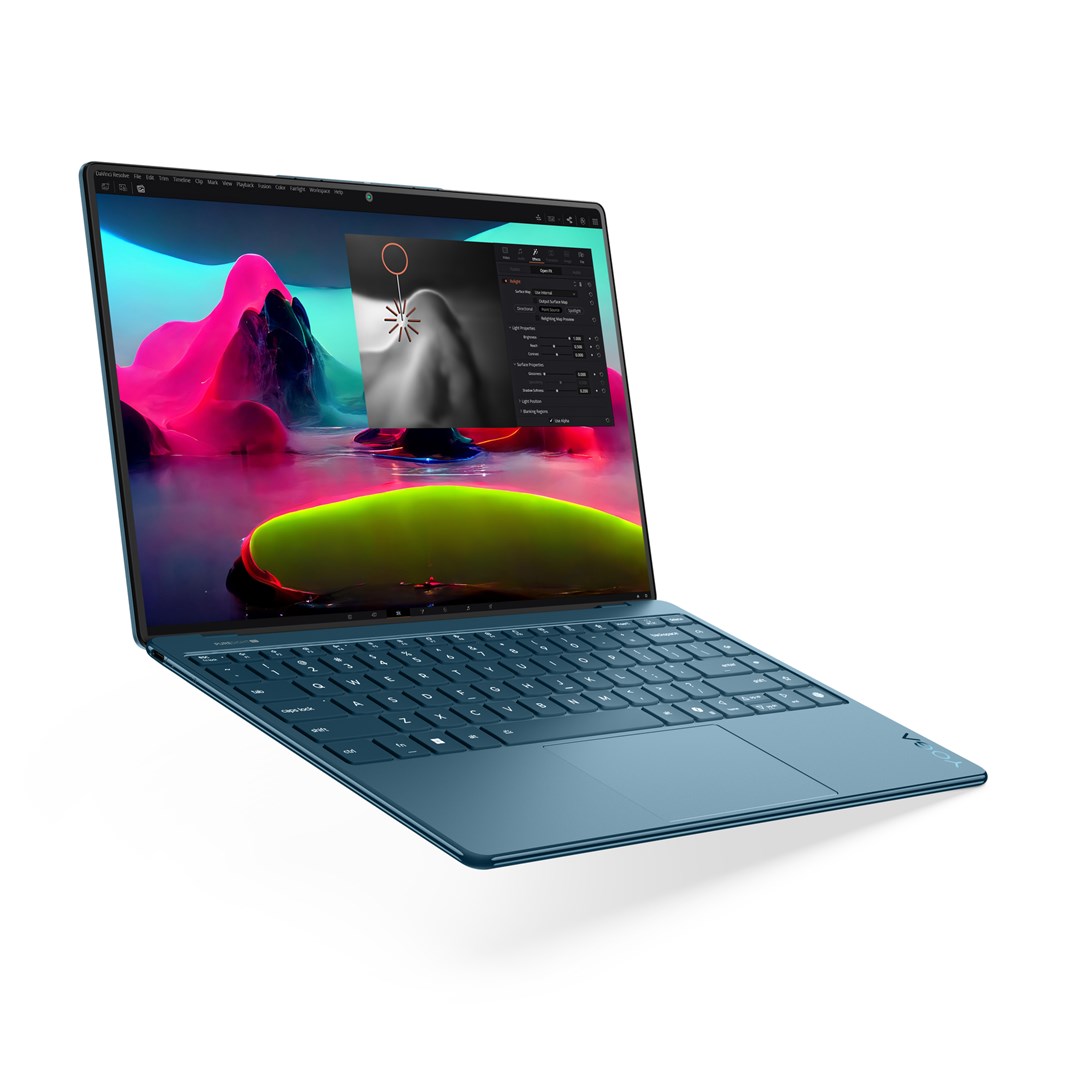 Laptop Lenovo Yoga Slim 9 14ILL10, 14", Intel Core Ultra 7 258V, Touchscreen WQUXGA, 32 GB LPDDR5x-SDRAM, 1 TB SSD, Teal