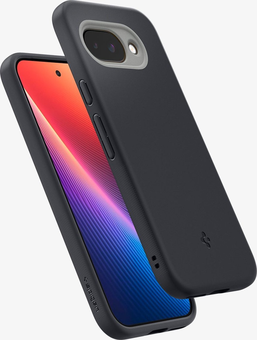 Kuti mbrojtëse Spigen Nano Pop MagSafe për Google Pixel 9a, rezistente ndaj goditjeve, e zezë