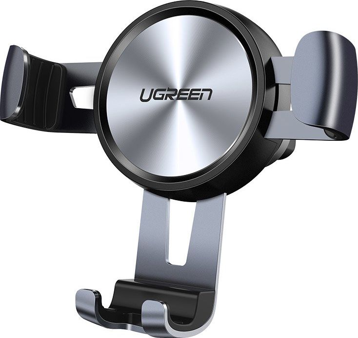 UGREEN Gravity држач за телефон за вентилација, црн/сив, за телефони 4.7"–7"