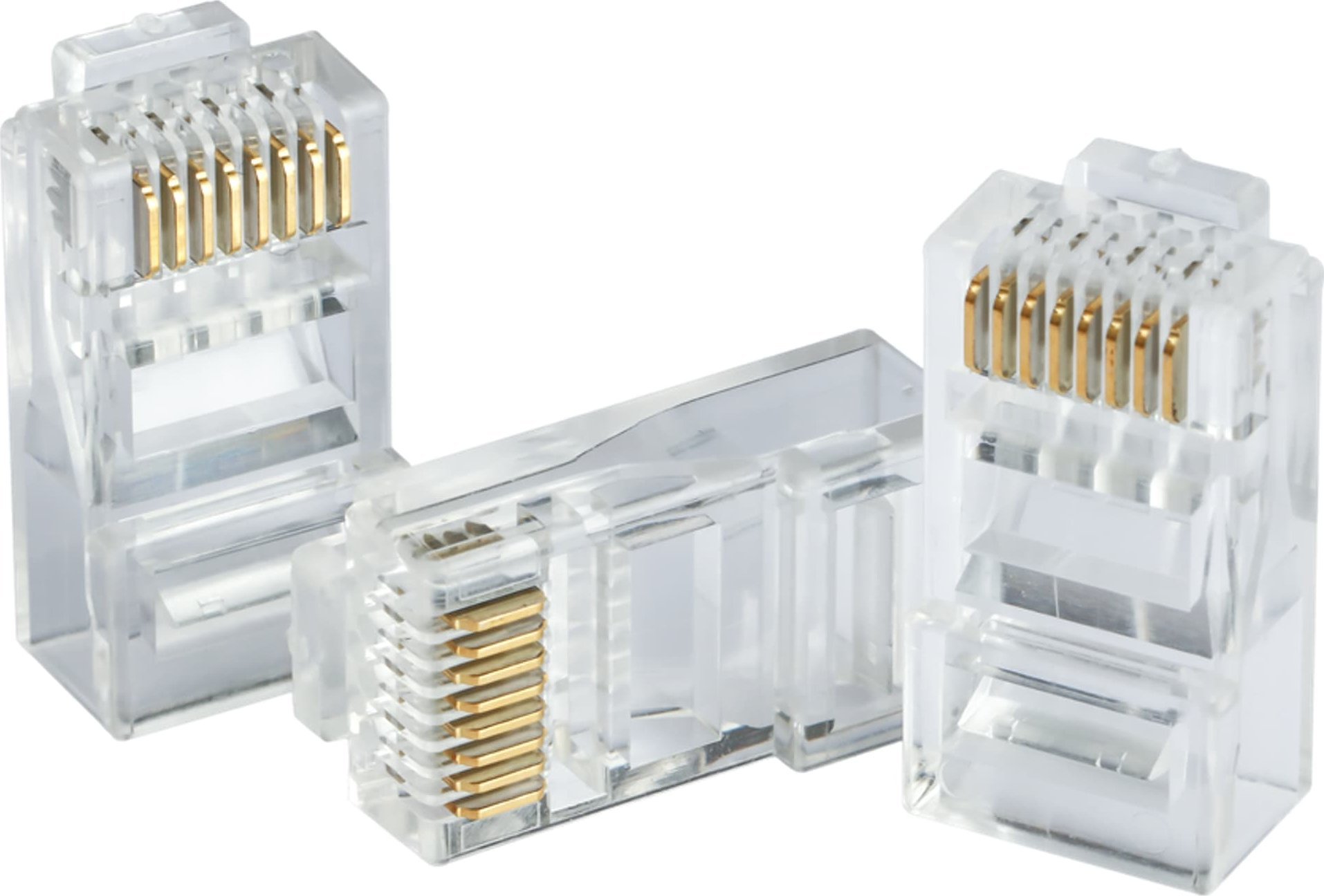 Set konektorë RJ45 Dahua DH-PFM976-531, CAT5e, 100 copë, transparent
