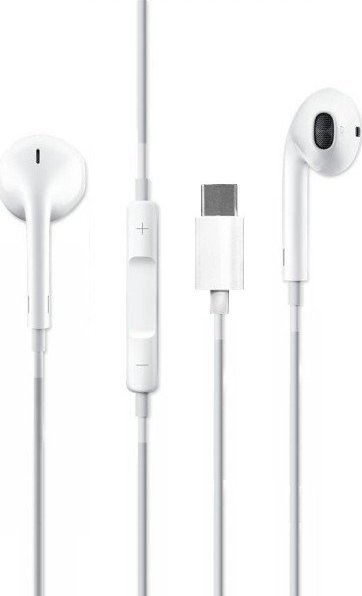 Kufje Vega Universal, lidhje Type C, me telekomandë, të bardha