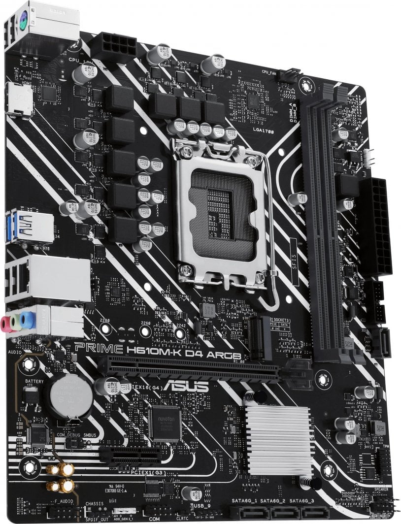 Pllakë amë Asus PRIME H610M-K D4 ARGB