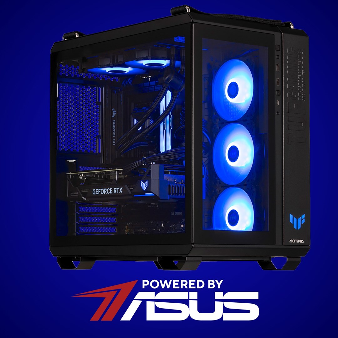 Kompjuter gaming Actina R7-9800X3D, Ryzen 7, RTX 4070 Ti Super, 32GB RAM, 2TB SSD, i zi
