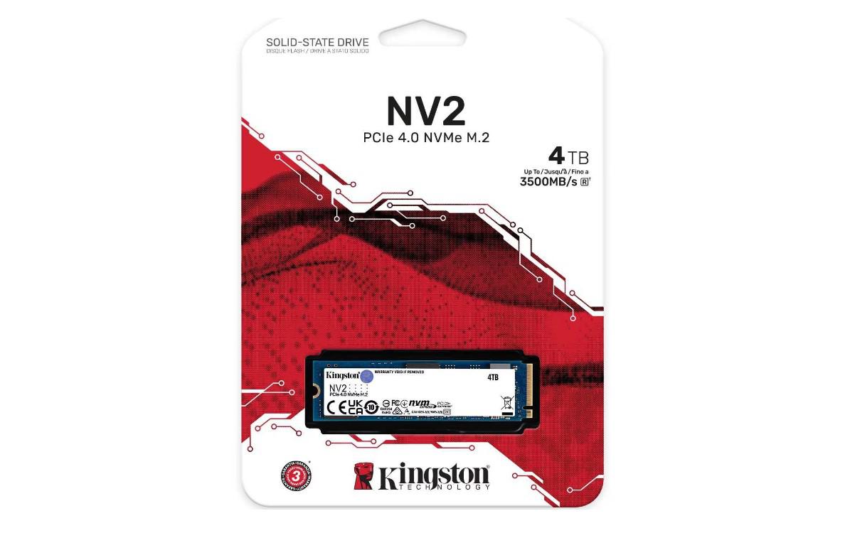 SSD Kingston NV2, 4TB, M.2 PCIe 4.0 NVMe