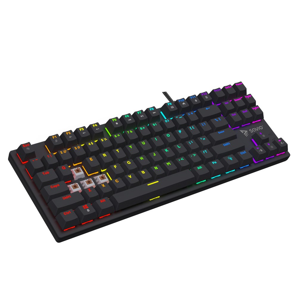 Tastierë mekanike Tempest X2, Outemu Brown, RGB, e zezë