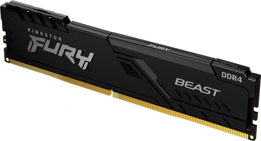 Memorie RAM Kingston Fury Beast DDR4, 32GB, 3200MHz CL16, e zezë