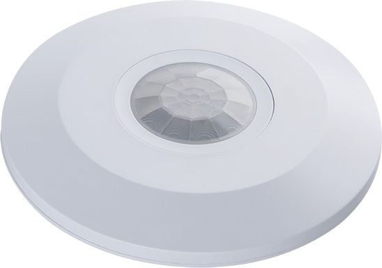 Sensor lëvizjeje Kanlux ZONA FLAT, 360°, montim sipërfaqësor, i bardhë