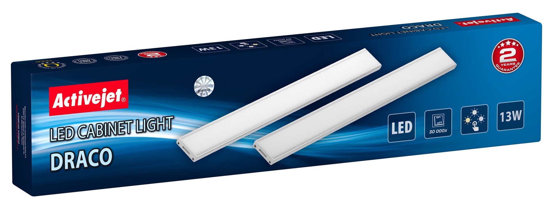 Set llamba LED Activejet AJE-DRACO, nënshtrëse, të bardha