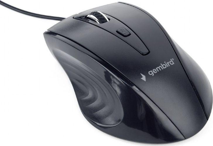 Maus Gembird MUS-4B-02, me kabllo, USB, i zi