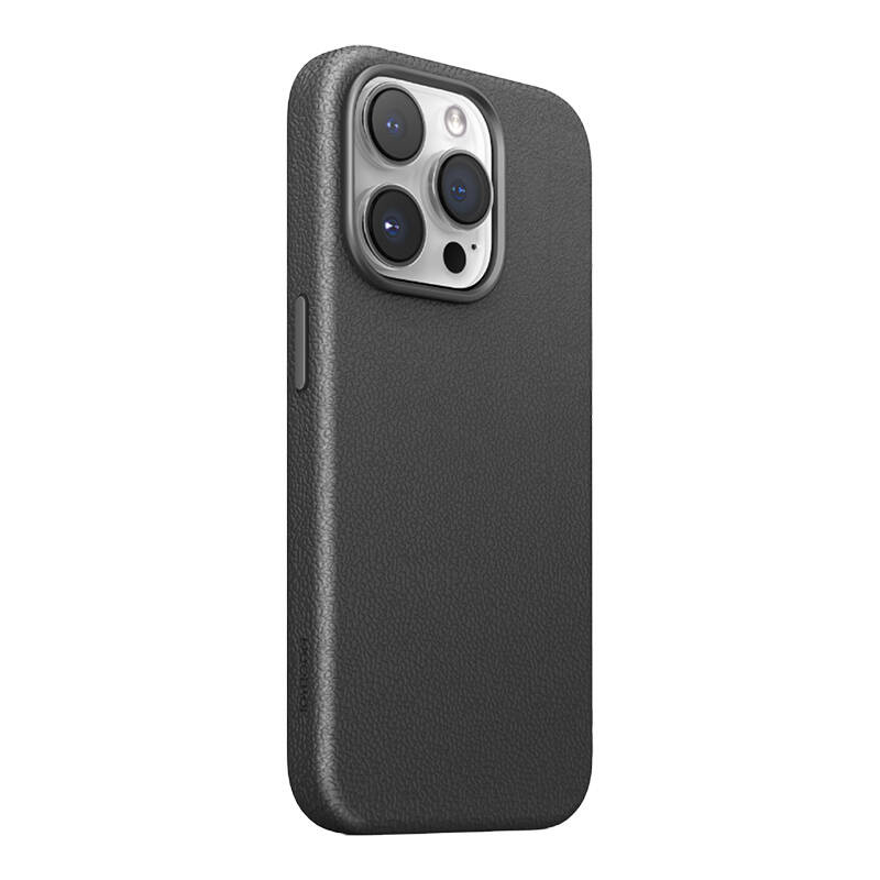 Mbrojtëse magnetike Joyroom JR-BP006 për iPhone 15 Pro Max, mikrofibër, e zezë
