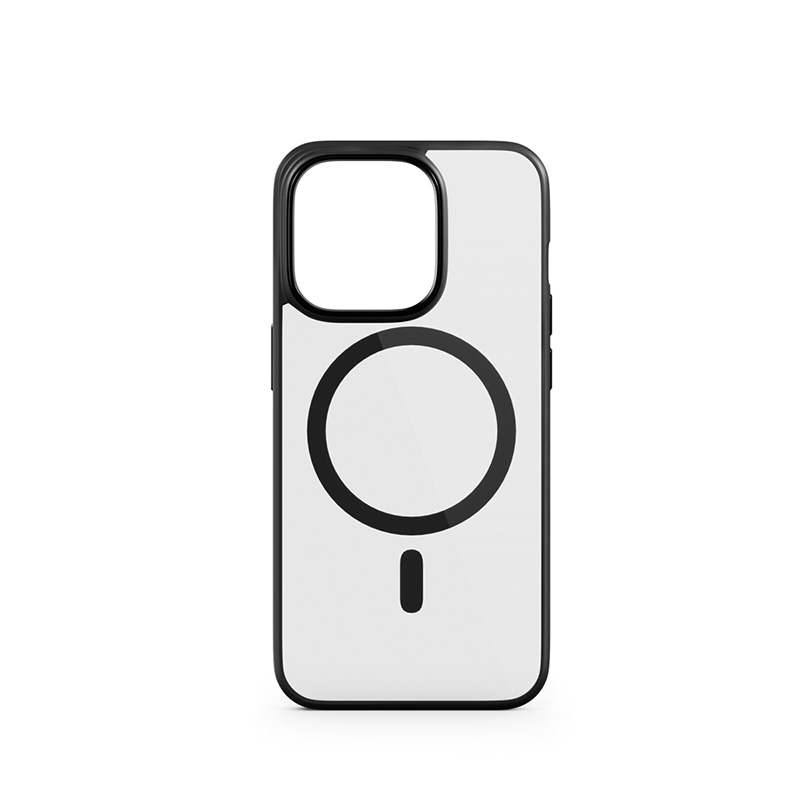 Maskë mbrojtëse Epico Mag+ Hero për iPhone 15 Pro Max, me MagSafe, transparente e zezë