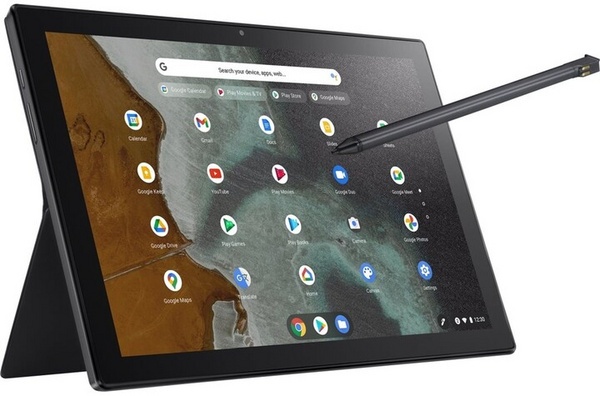 [OUTLET] Laptop ASUS Chromebook Detachable CM3 (CM3000), 10.5", MediaTek Kompanio 500, 4GB RAM, 128GB eMMC, ARM Mali-G72 MP3, i hirtë