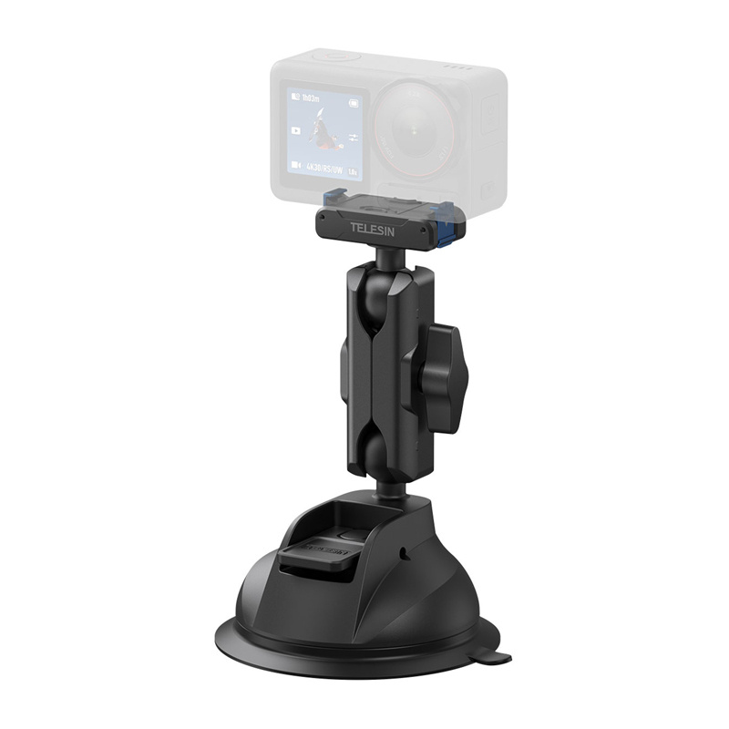 Set aksesorësh për kamera aksion Digipower 15 pjesë, me kuti transporti, i zi