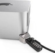Adapter sigurie Compulocks Mac Studio Ledge Lock, dy pjesë, për slot Kensington, argjendtë