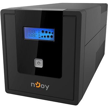 UPS nJoy Cadu 1000, 600W, 4 priza Schuko, me ekran LCD