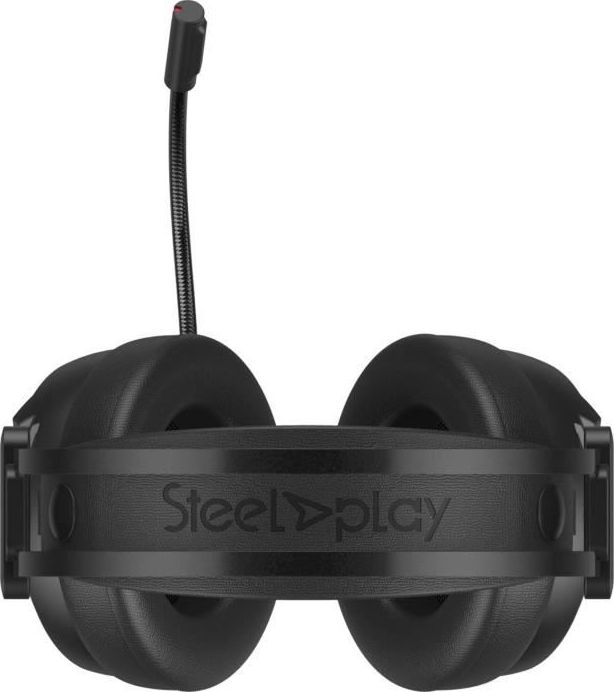Kufje gaming SteelPlay HP-51, 40mm, me mikrofon, të kuqe