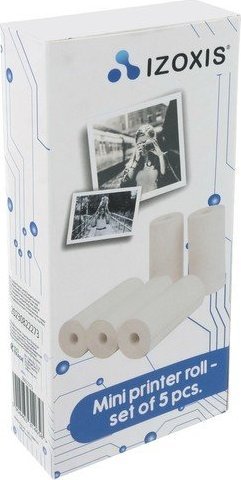 Letër termike për printer Izoxis 22273, 5.6 cm, set 5 copë, e bardhë