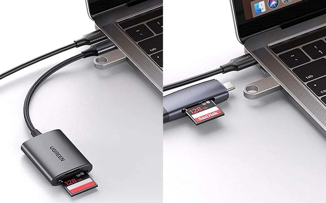 Lexues kartash Ugreen CM401, USB C, 5 Gb/s, gri 2
