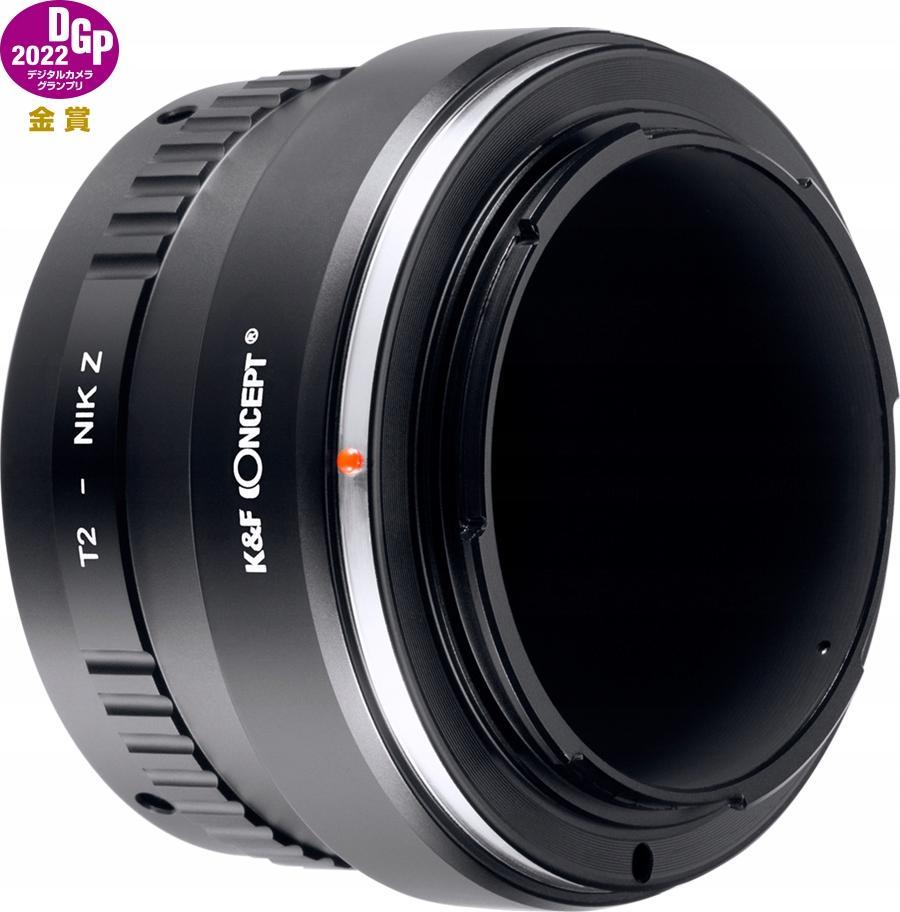 Adapter objektivi K&amp;F Concept KF06.496, Nikon Z në T2, bronz dhe alumin, i zi